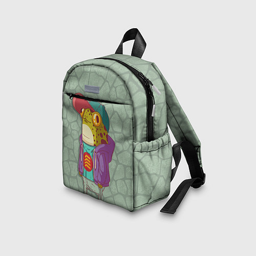 Детский рюкзак Лягуха-репер / 3D-принт – фото 3