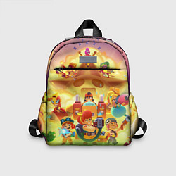Детский рюкзак Brawl stars - бойцы, цвет: 3D-принт