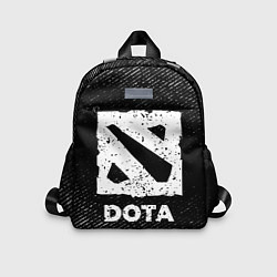 Детский рюкзак Dota с потертостями на темном фоне, цвет: 3D-принт