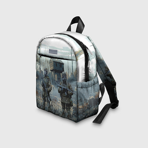 Детский рюкзак STALKER Военные Сталкеры / 3D-принт – фото 3