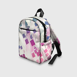 Детский рюкзак Неоновый эквалайзер-негатив, цвет: 3D-принт — фото 2