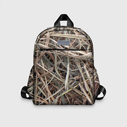 Детский рюкзак Обычная высохшая трава - авангард, цвет: 3D-принт