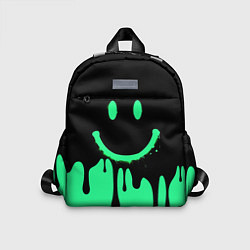 Детский рюкзак Смайлик с подтеками, цвет: 3D-принт