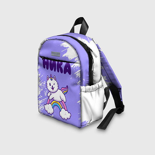 Детский рюкзак Ника кошка единорожка / 3D-принт – фото 3