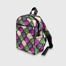 Детский рюкзак Круглый калейдоскоп абстракция, цвет: 3D-принт — фото 2
