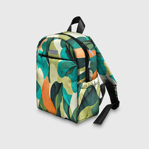 Детский рюкзак Multicoloured camouflage / 3D-принт – фото 3
