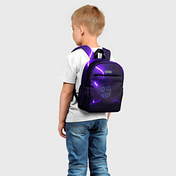 Детский рюкзак Неоновый анонимус во тьме, цвет: 3D-принт — фото 2
