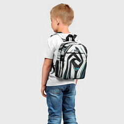 Детский рюкзак Цифровой окрас зебры, цвет: 3D-принт — фото 2