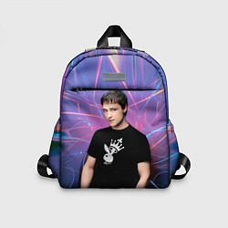 Детский рюкзак Юрий Шатунов на неоновом фоне