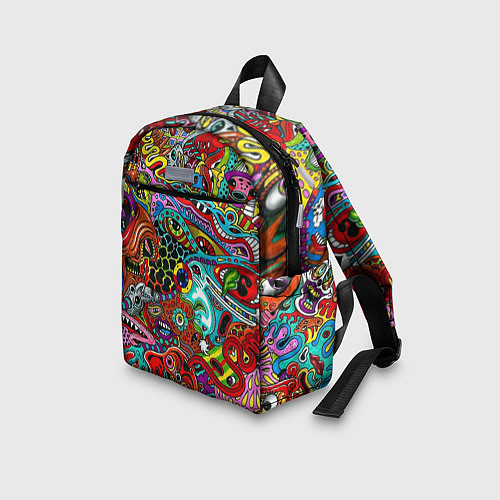 Детский рюкзак Радужная картина / 3D-принт – фото 3