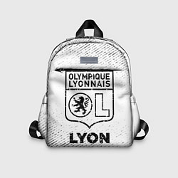 Детский рюкзак Lyon с потертостями на светлом фоне, цвет: 3D-принт