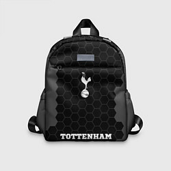 Детский рюкзак Tottenham sport на темном фоне: символ, надпись, цвет: 3D-принт