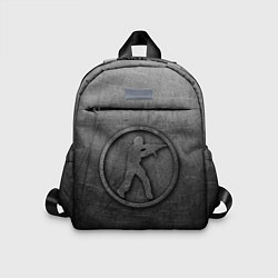 Детский рюкзак Чугунный логотип Counter Strike, цвет: 3D-принт