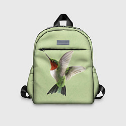 Детский рюкзак Одинокая колибри, цвет: 3D-принт