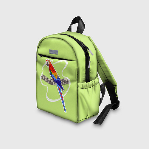 Детский рюкзак Яркий попугай Ара / 3D-принт – фото 3