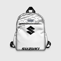 Детский рюкзак Suzuki speed шины на светлом: символ, надпись, цвет: 3D-принт