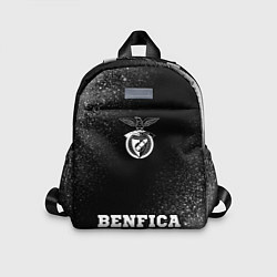 Детский рюкзак Benfica sport на темном фоне: символ, надпись, цвет: 3D-принт