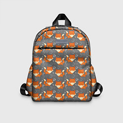 Детский рюкзак Веселые лисички, цвет: 3D-принт