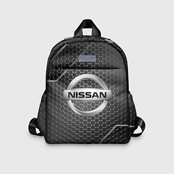 Детский рюкзак Nissan метал карбон, цвет: 3D-принт