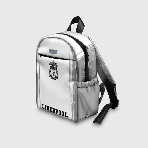Детский рюкзак Liverpool sport на светлом фоне: символ, надпись / 3D-принт – фото 3