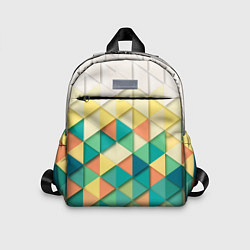 Детский рюкзак Мозаичный градиент, цвет: 3D-принт