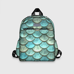 Детский рюкзак Рыбья чешуя, цвет: 3D-принт
