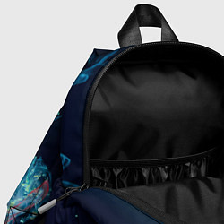 Детский рюкзак Полёт красок во тьме, цвет: 3D-принт — фото 2