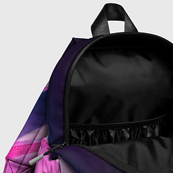 Детский рюкзак Розовые кристаллы, цвет: 3D-принт — фото 2