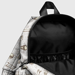 Детский рюкзак Череп и части тела, цвет: 3D-принт — фото 2