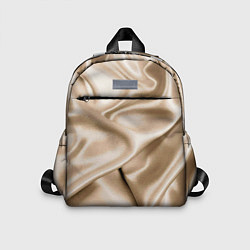 Детский рюкзак Струящаяся золотистая ткань, цвет: 3D-принт