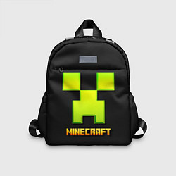 Детский рюкзак Minecraft: neon logo, цвет: 3D-принт