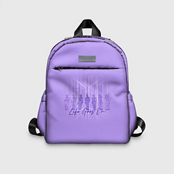 Детский рюкзак BTS live goes on purple, цвет: 3D-принт