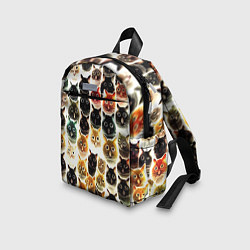 Детский рюкзак Паттерн-котики, цвет: 3D-принт — фото 2
