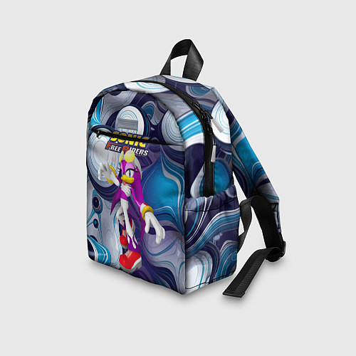 Детский рюкзак Sonic - ласточка Вейв - Free riders - pattern / 3D-принт – фото 3
