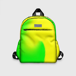 Детский рюкзак Салатовый, цвет: 3D-принт