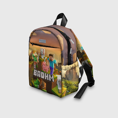 Детский рюкзак Вадим Minecraft / 3D-принт – фото 3