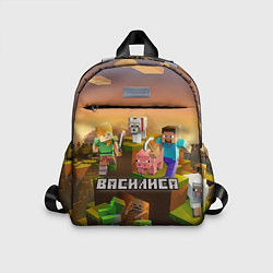 Детский рюкзак Василиса Minecraft, цвет: 3D-принт