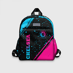 Детский рюкзак Chelsea - neon gradient: надпись, символ, цвет: 3D-принт