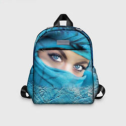 Детский рюкзак Синеглазая девушка в хиджабе, цвет: 3D-принт