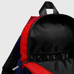 Детский рюкзак Opel красный карбон, цвет: 3D-принт — фото 2