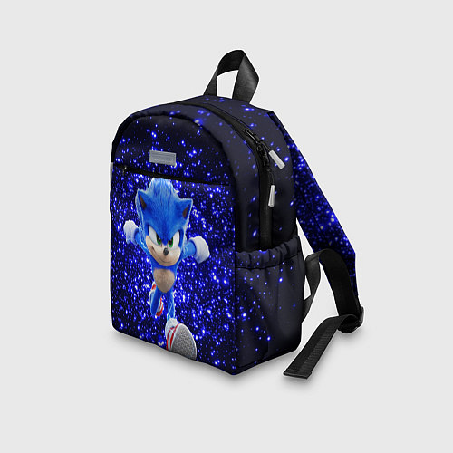 Детский рюкзак Sonic sequins / 3D-принт – фото 3
