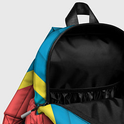 Детский рюкзак Простейший геометрический узор, цвет: 3D-принт — фото 2