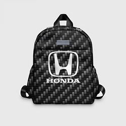 Детский рюкзак Honda абстракция карбон, цвет: 3D-принт