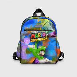 Детский рюкзак Luigi cat - Super Mario 3D World - Nintendo, цвет: 3D-принт
