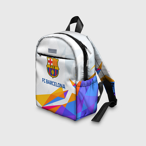 Детский рюкзак Barcelona цветные геометрии / 3D-принт – фото 3