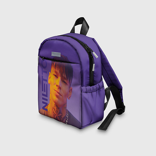 Детский рюкзак Niletto на фиолетовом фоне / 3D-принт – фото 3