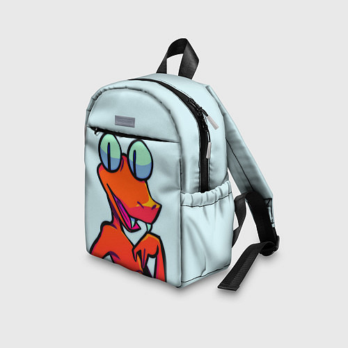 Детский рюкзак Оранжевый - Радужные друзья / 3D-принт – фото 3