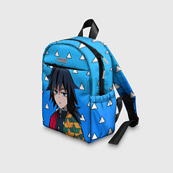 Детский рюкзак Гию Томиока: Мем - Градиент, цвет: 3D-принт — фото 2