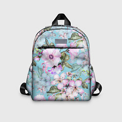 Детский рюкзак Яблоня в цвету акварель, цвет: 3D-принт