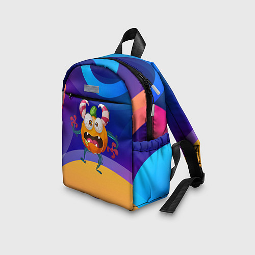 Детский рюкзак Веселая тыква / 3D-принт – фото 3